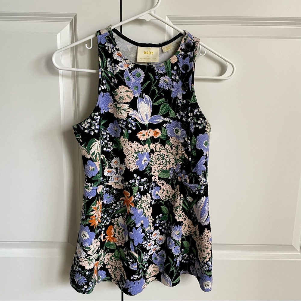 Anthropologie Peplum Tank Size XXS